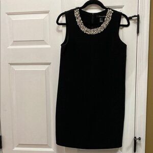 Forever 21 Black and Gold Sequin Sheath Mini Dress
